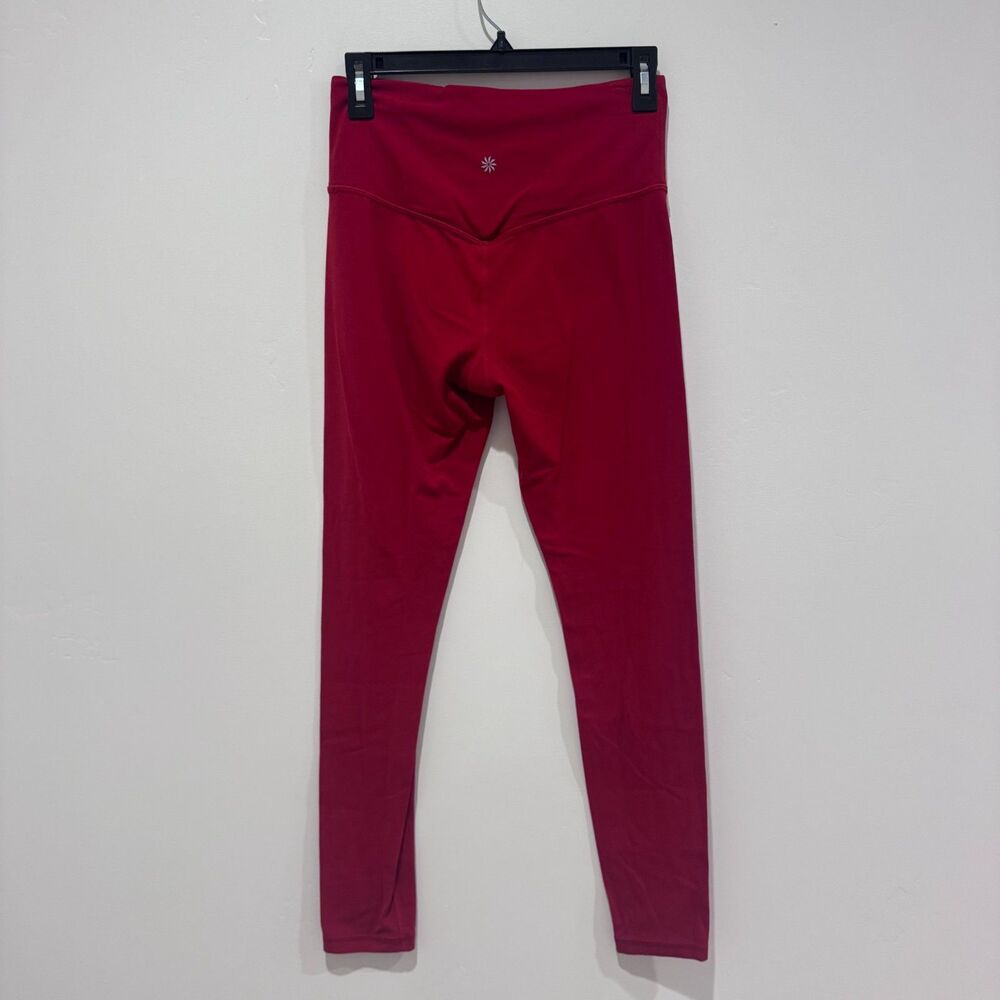 Athleta Ultra High Rise Elation Tight Leggings Bright Red Size S